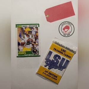 2024 Score Panini Rookie Card Jayden Daniels #2 LSU Tigers 8 Card Pack